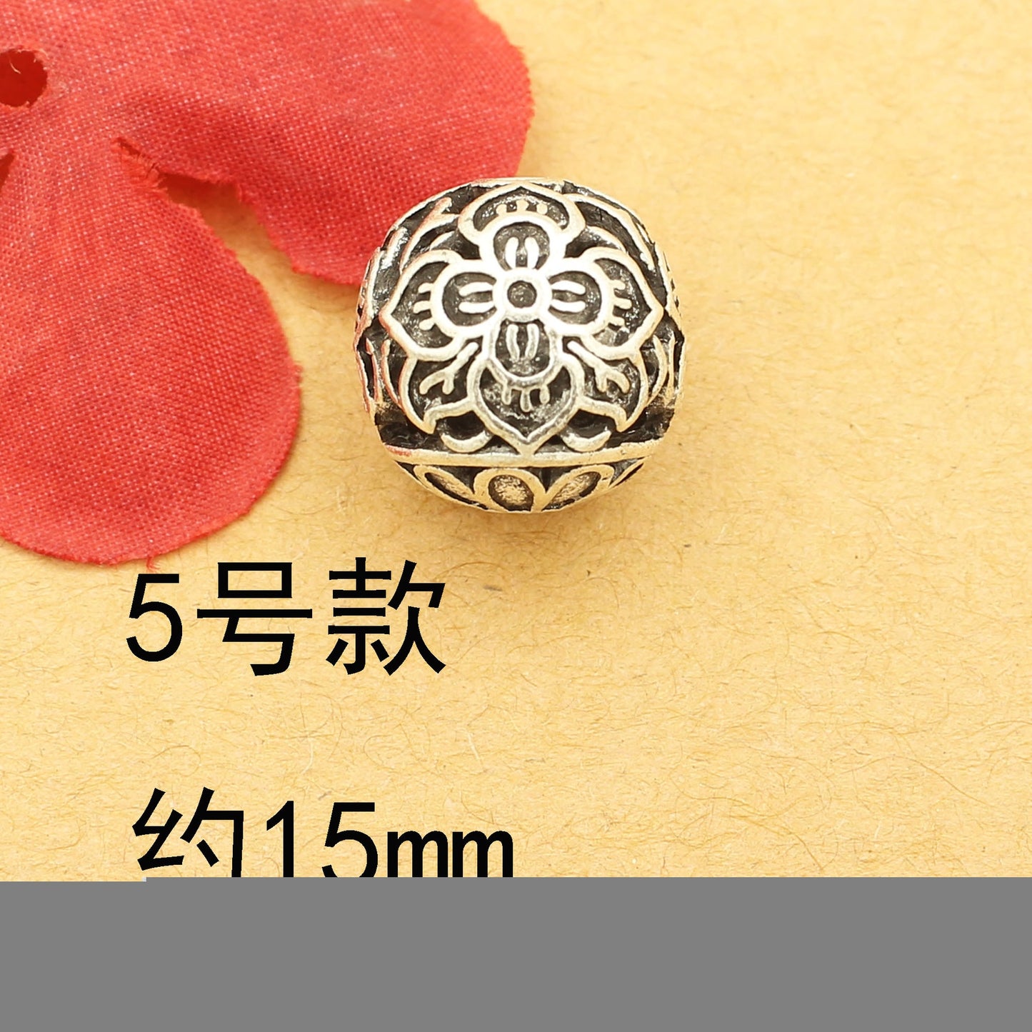 Antique Silver Tibetan Style Spacer Beads | DIY Jewelry Making Charms for Bracelets & Necklaces