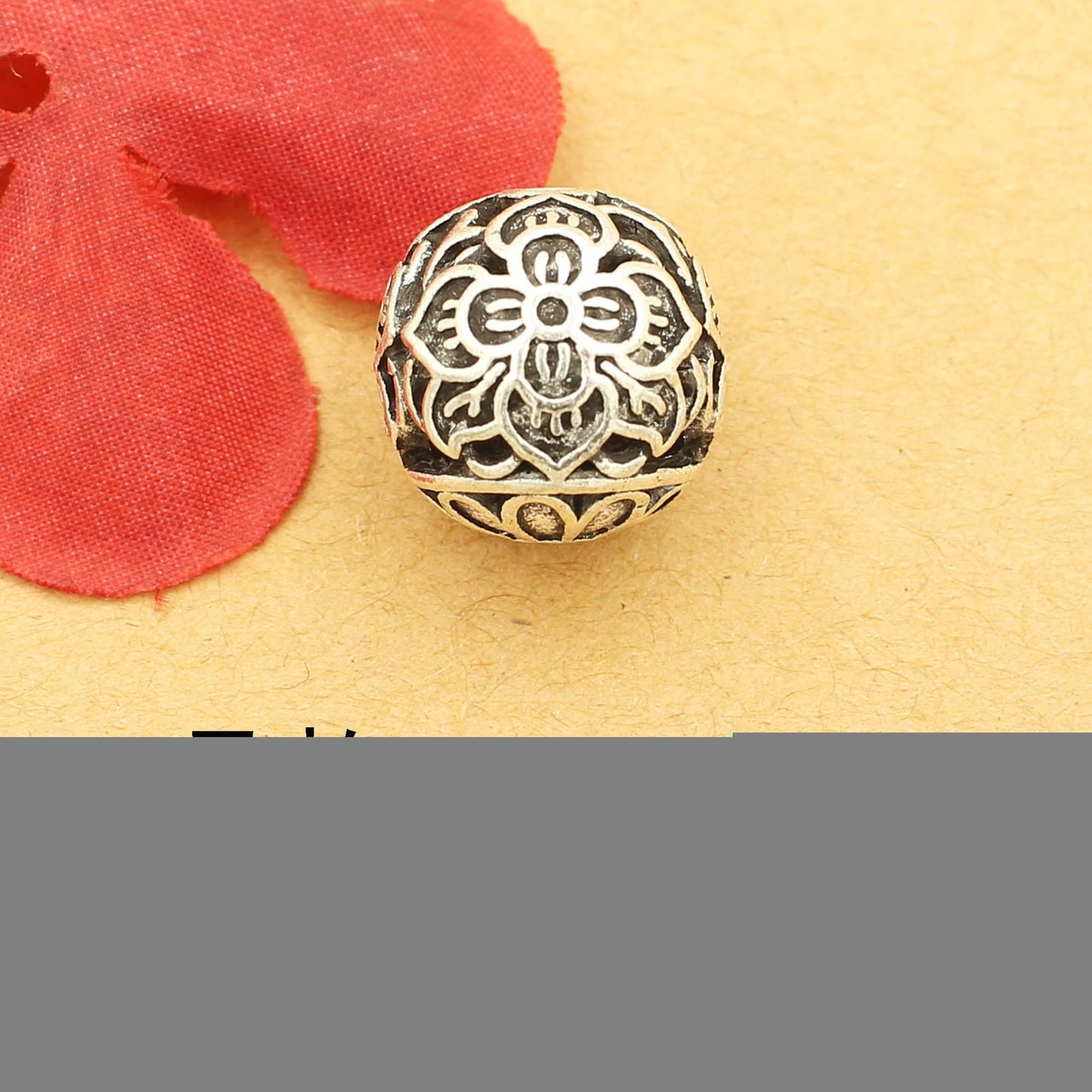 Antique Silver Tibetan Style Spacer Beads | DIY Jewelry Making Charms for Bracelets & Necklaces