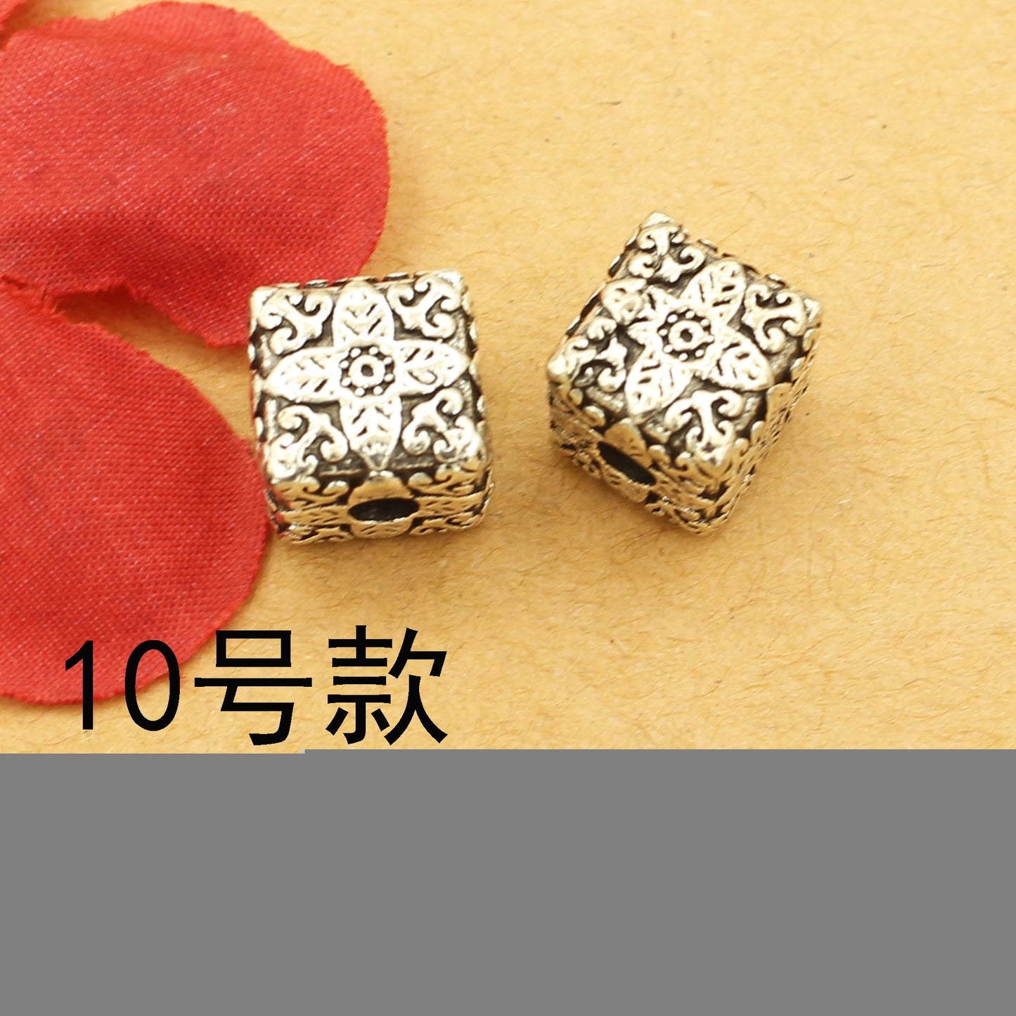 Antique Silver Tibetan Style Spacer Beads | DIY Jewelry Making Charms for Bracelets & Necklaces