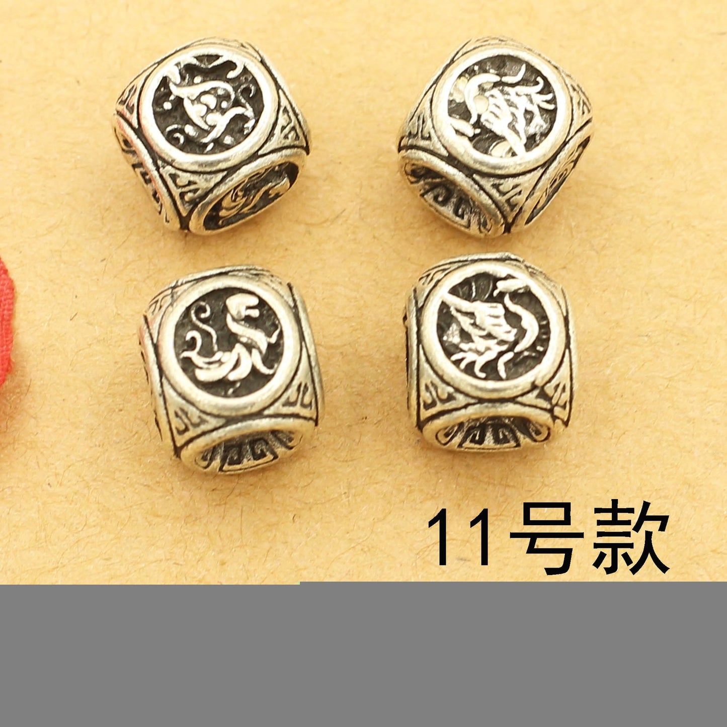 Antique Silver Tibetan Style Spacer Beads | DIY Jewelry Making Charms for Bracelets & Necklaces