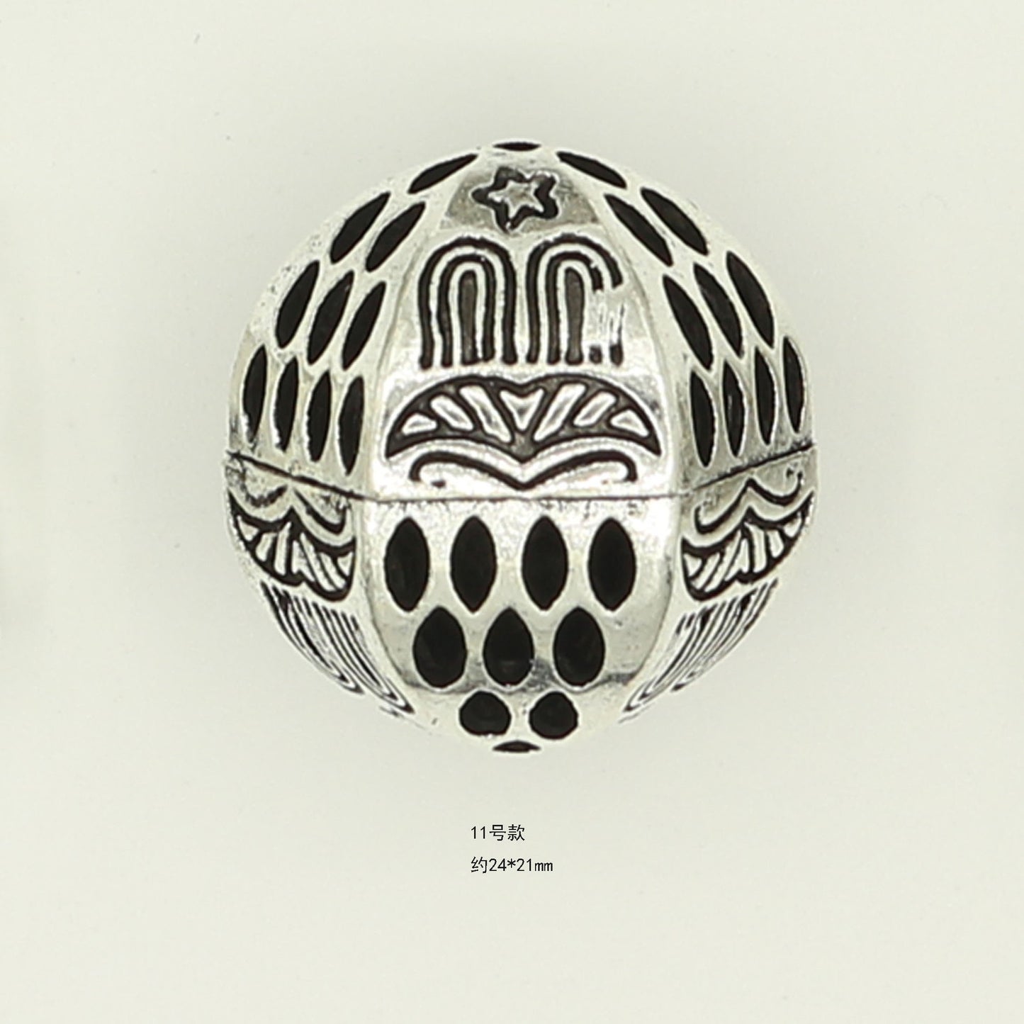 Vintage Tibetan Style Antique Silver Spacer Beads | DIY Jewelry Making Supplies for Bracelets & Necklaces