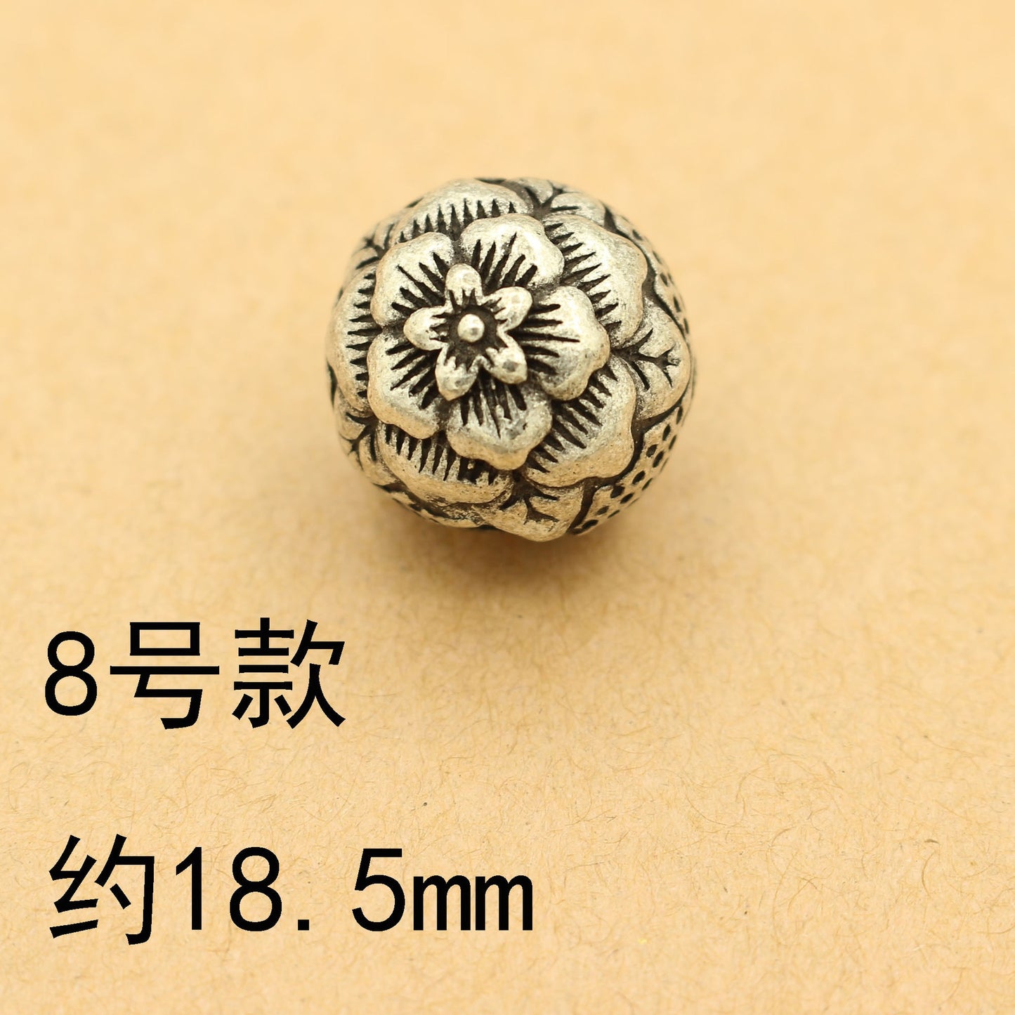 Vintage Antique Silver Metal Beads Set for Jewelry Making | Boho Spacer Beads &amp; DIY Bracelet Necklace Accessories