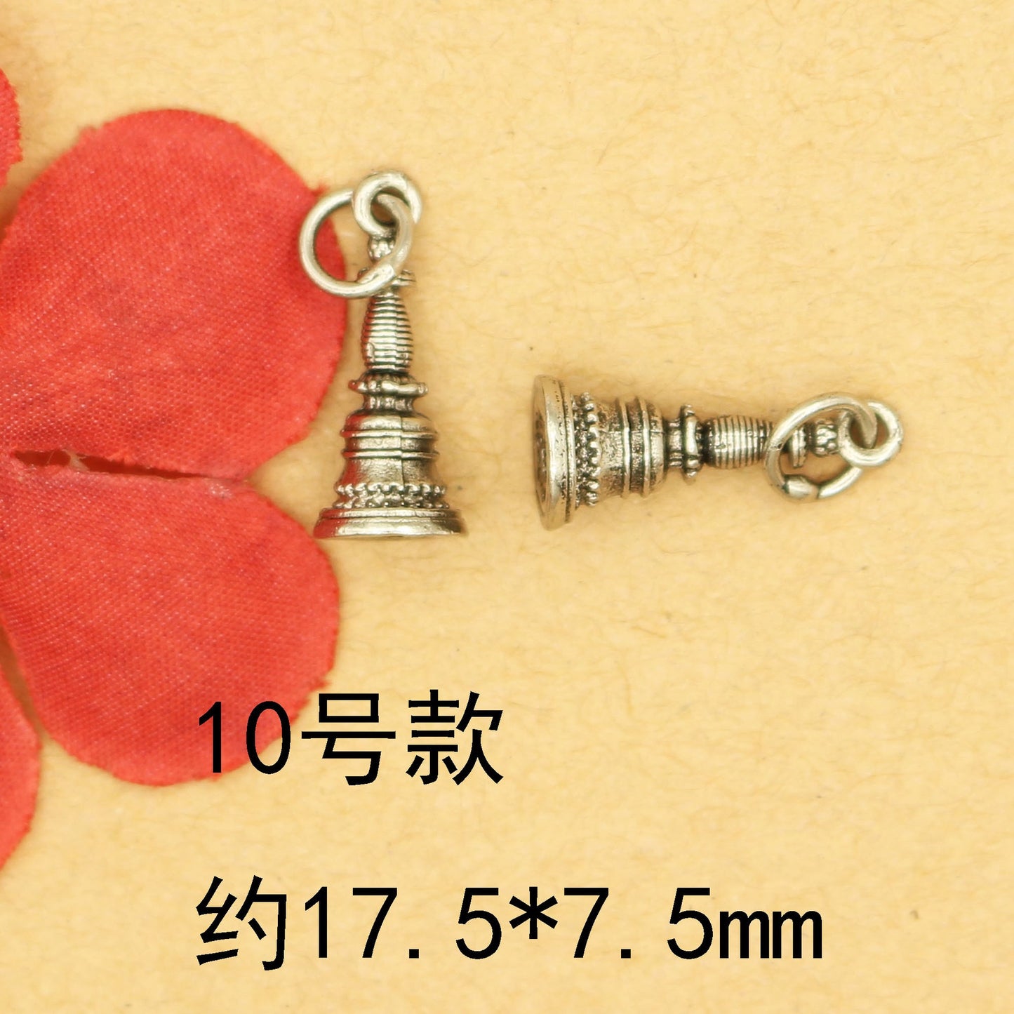 Vintage Silver Dangle Charms & Connectors  for DIY Jewelry Making – Lucky Symbols, Filigree, Bows & Chain Pendants