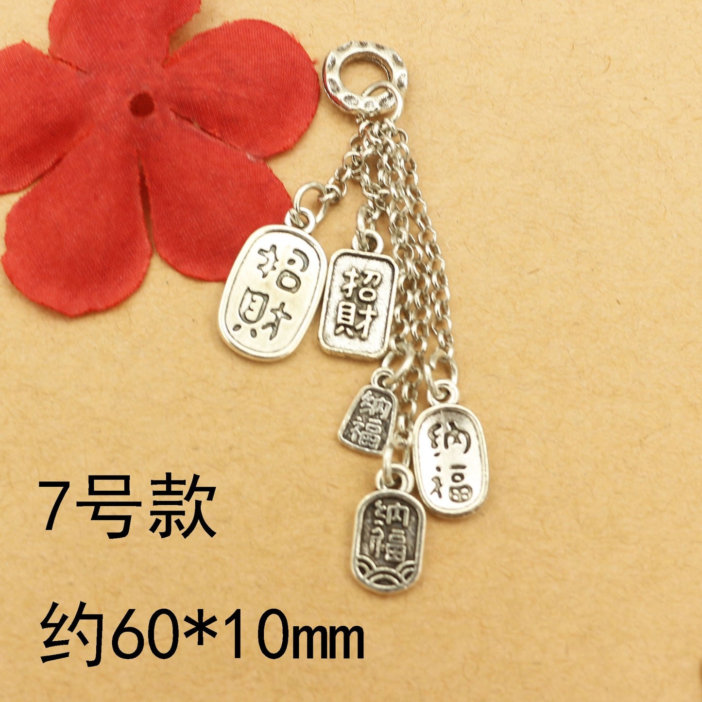 Vintage Silver Dangle Charms & Connectors  for DIY Jewelry Making – Lucky Symbols, Filigree, Bows & Chain Pendants