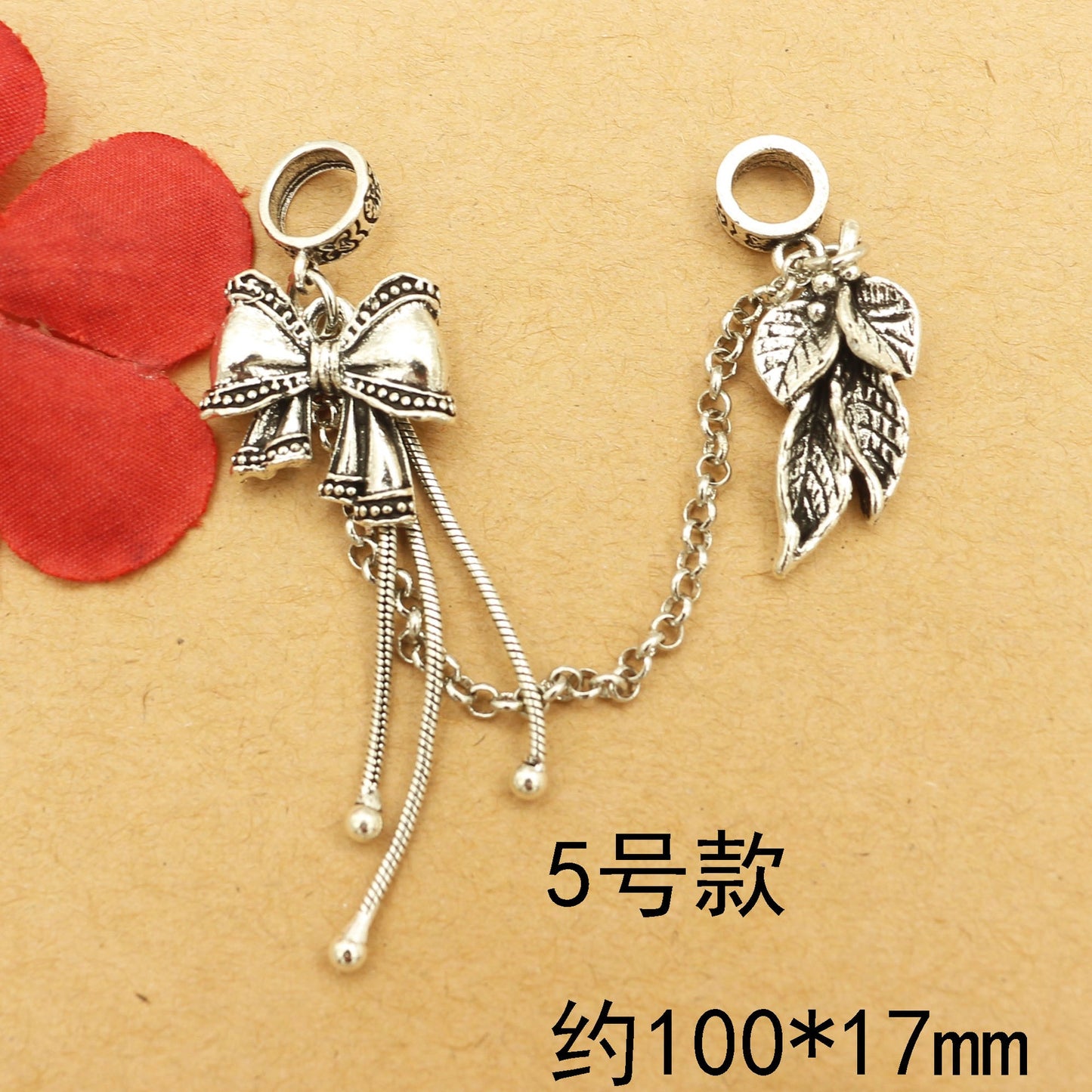 Vintage Silver Dangle Charms & Connectors  for DIY Jewelry Making – Lucky Symbols, Filigree, Bows & Chain Pendants