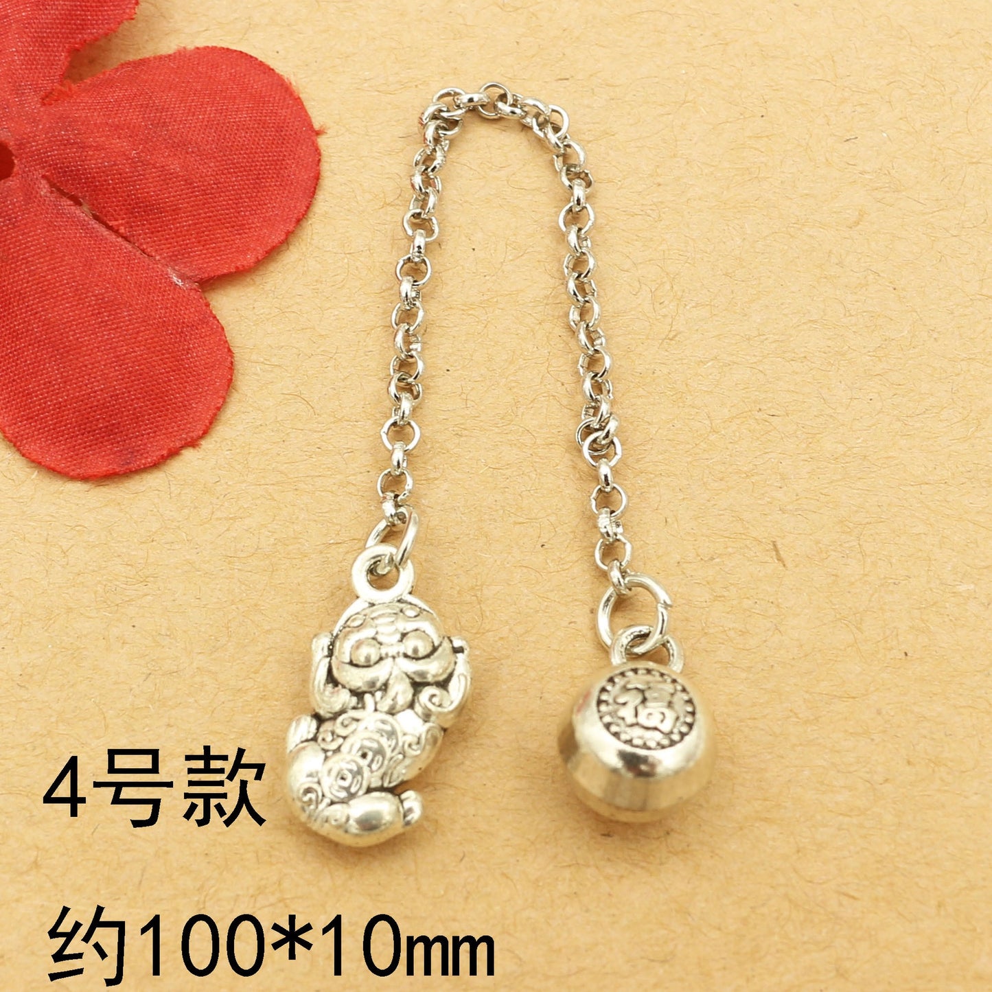 Vintage Silver Dangle Charms & Connectors  for DIY Jewelry Making – Lucky Symbols, Filigree, Bows & Chain Pendants