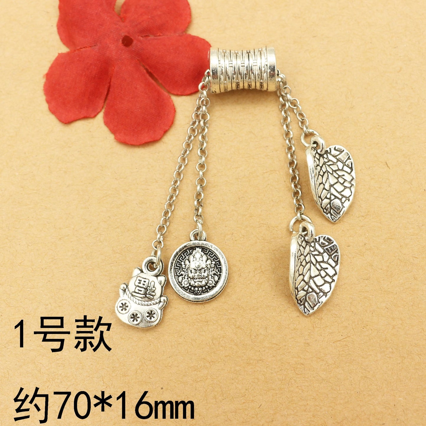 Vintage Silver Dangle Charms & Connectors  for DIY Jewelry Making – Lucky Symbols, Filigree, Bows & Chain Pendants