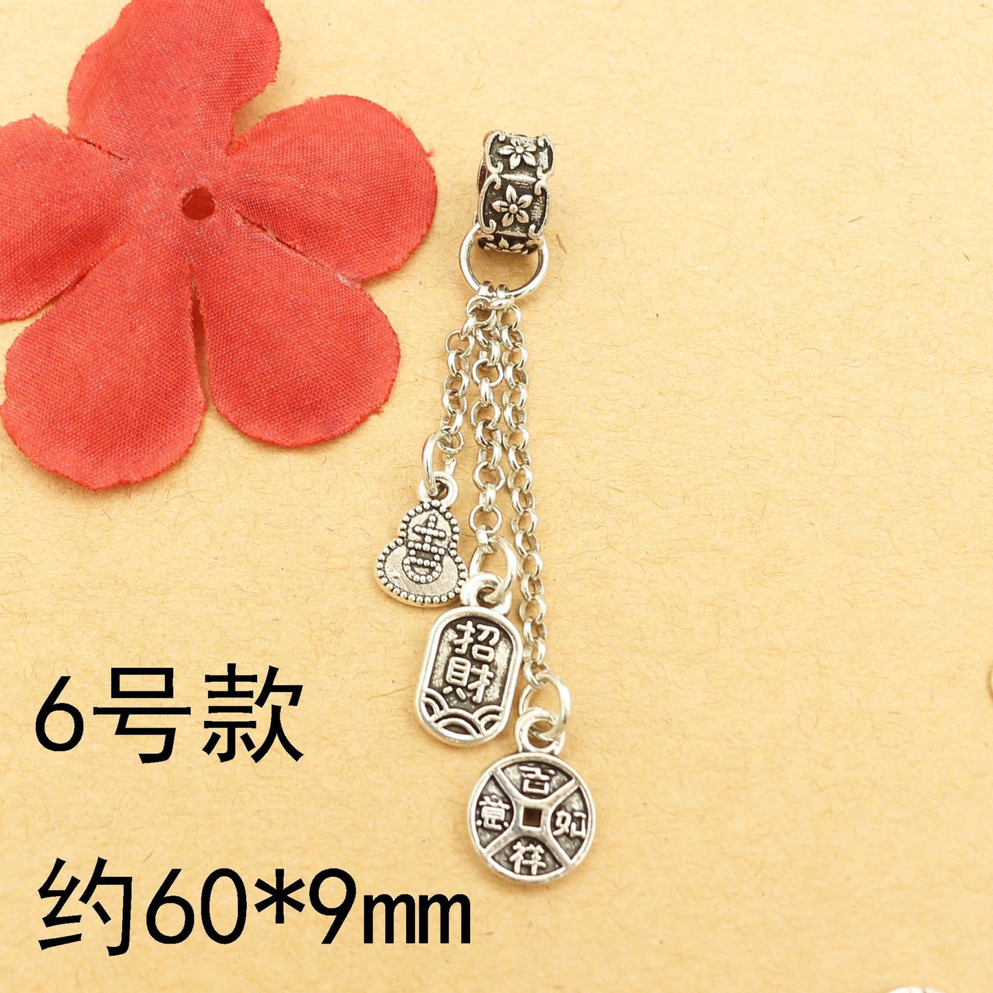 Vintage Silver Dangle Charms & Connectors  for DIY Jewelry Making – Lucky Symbols, Filigree, Bows & Chain Pendants