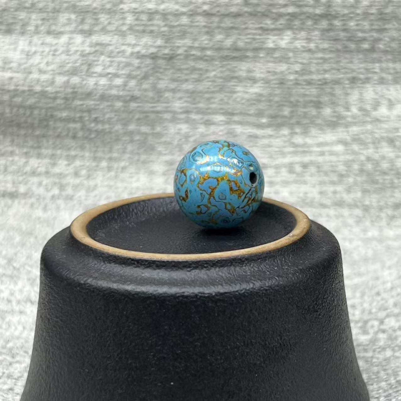 15mm Handmade Chinese Lacquer Beads – Colorful Round Beads for DIY Jewelry Making