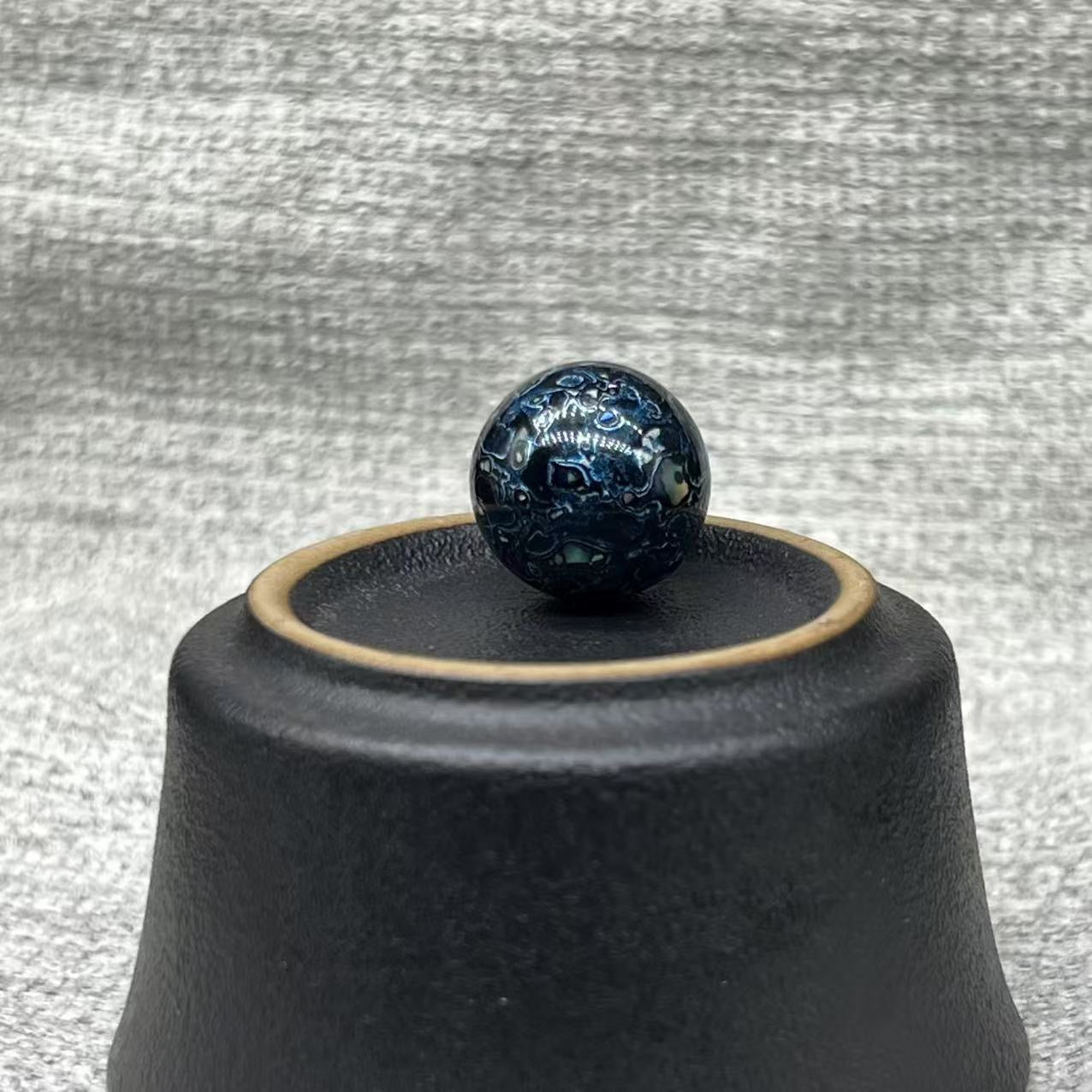 15mm Handmade Chinese Lacquer Beads – Colorful Round Beads for DIY Jewelry Making
