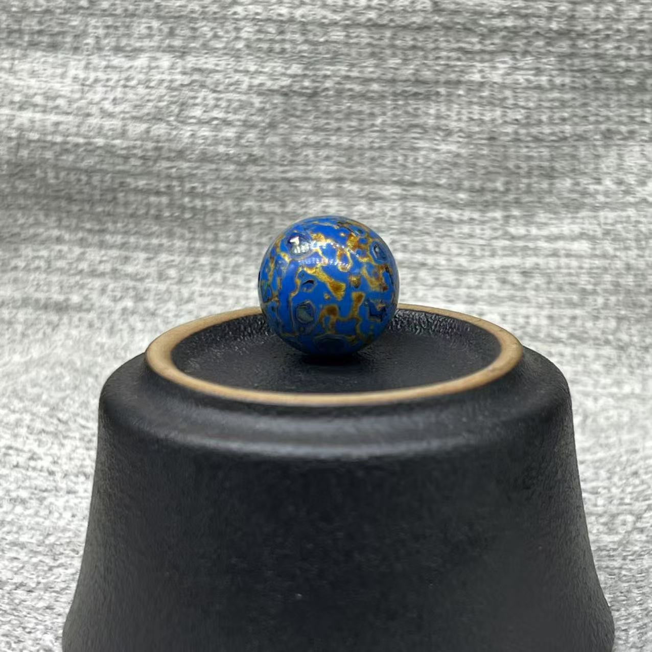 15mm Handmade Chinese Lacquer Beads – Colorful Round Beads for DIY Jewelry Making