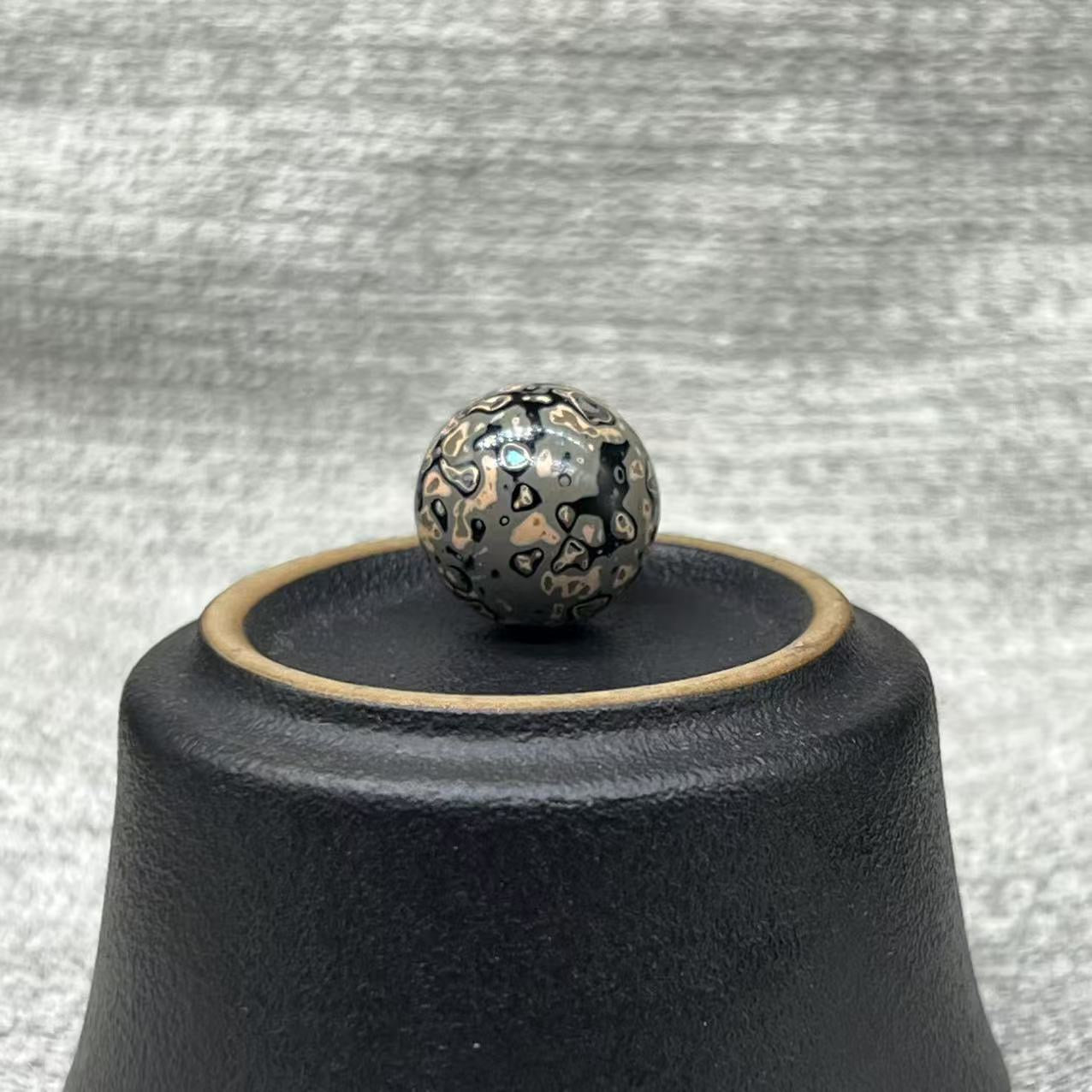 15mm Handmade Chinese Lacquer Beads – Colorful Round Beads for DIY Jewelry Making