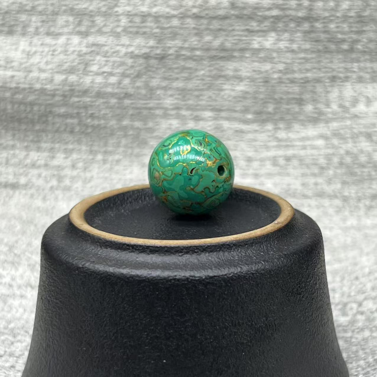 15mm Handmade Chinese Lacquer Beads – Colorful Round Beads for DIY Jewelry Making