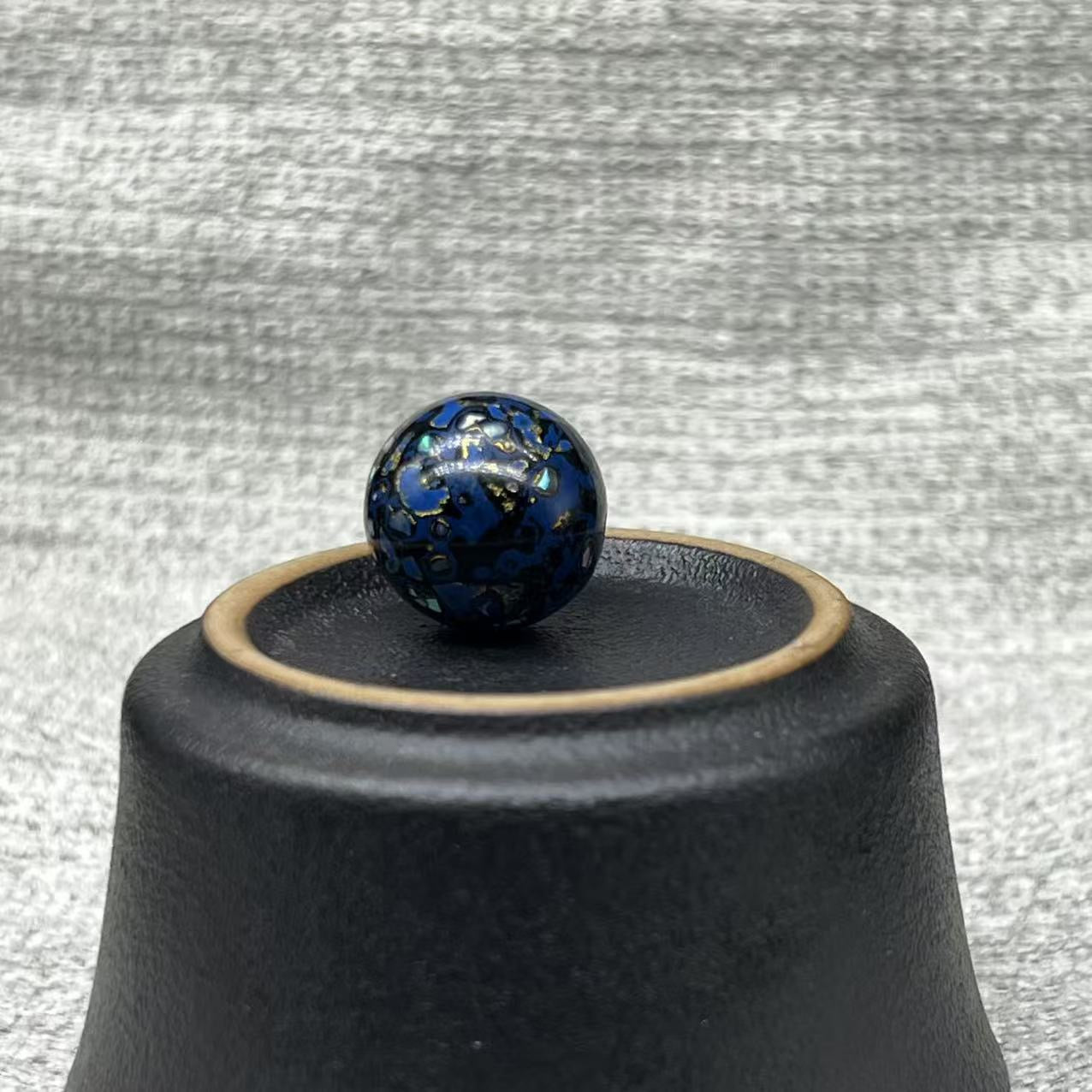 15mm Handmade Chinese Lacquer Beads – Colorful Round Beads for DIY Jewelry Making